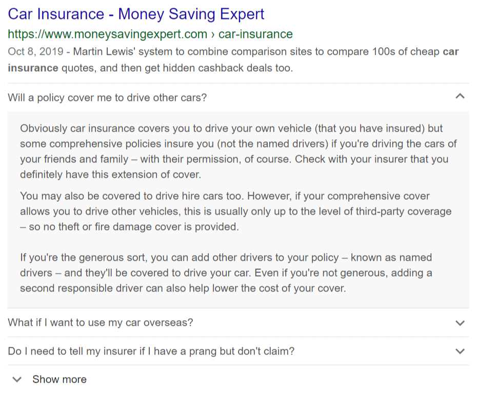 FAQ retail business